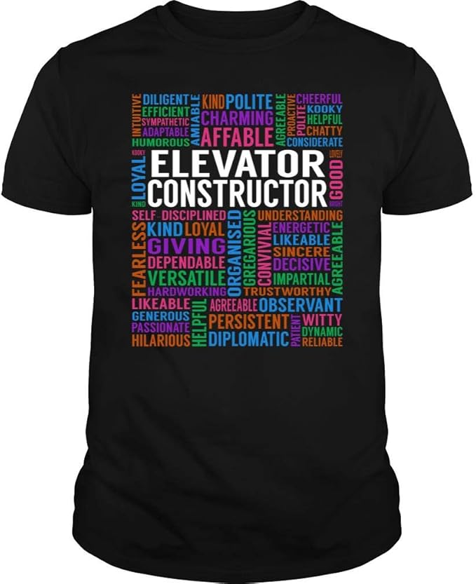 TeeTina Elevator Constructor At Amazon Men s Clothing Store