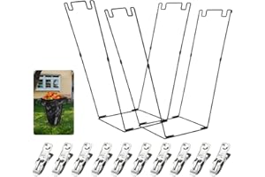 2 Pcs Holds 30-45 Gallon Plastic Bag Metal Trash Bag Holder Garbage Bag Holder Frame Multi Use Outdoor Leaf Bag Holder for Ga