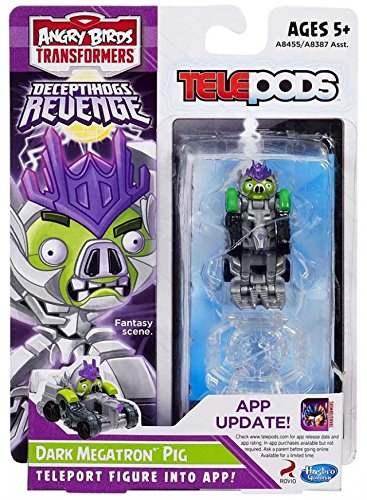 Prannoi Angry Birds Transformers Telepods Dark Megatron Pig Figure Pack [Deceptihogs Revenge]