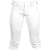 3N2 Women's Softball Pants NuFit Knickers - ¾ Inch Belt Loops - Low-Rise Fit, Double Knee Reinforcement