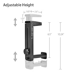 NEETTO HS906 Headphone Stand & Hanger 2 in 1, Above