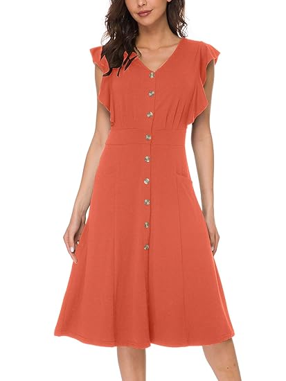coral sun dresses