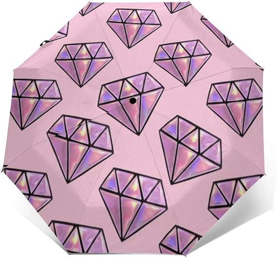 Amazon ダイヤモンドパターン 折り畳み傘軽量自動開閉旅行日傘おしゃれupf50 超耐風撥水晴雨兼用 折りたたみ傘 通販