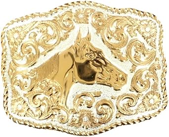 horse head belt buckle