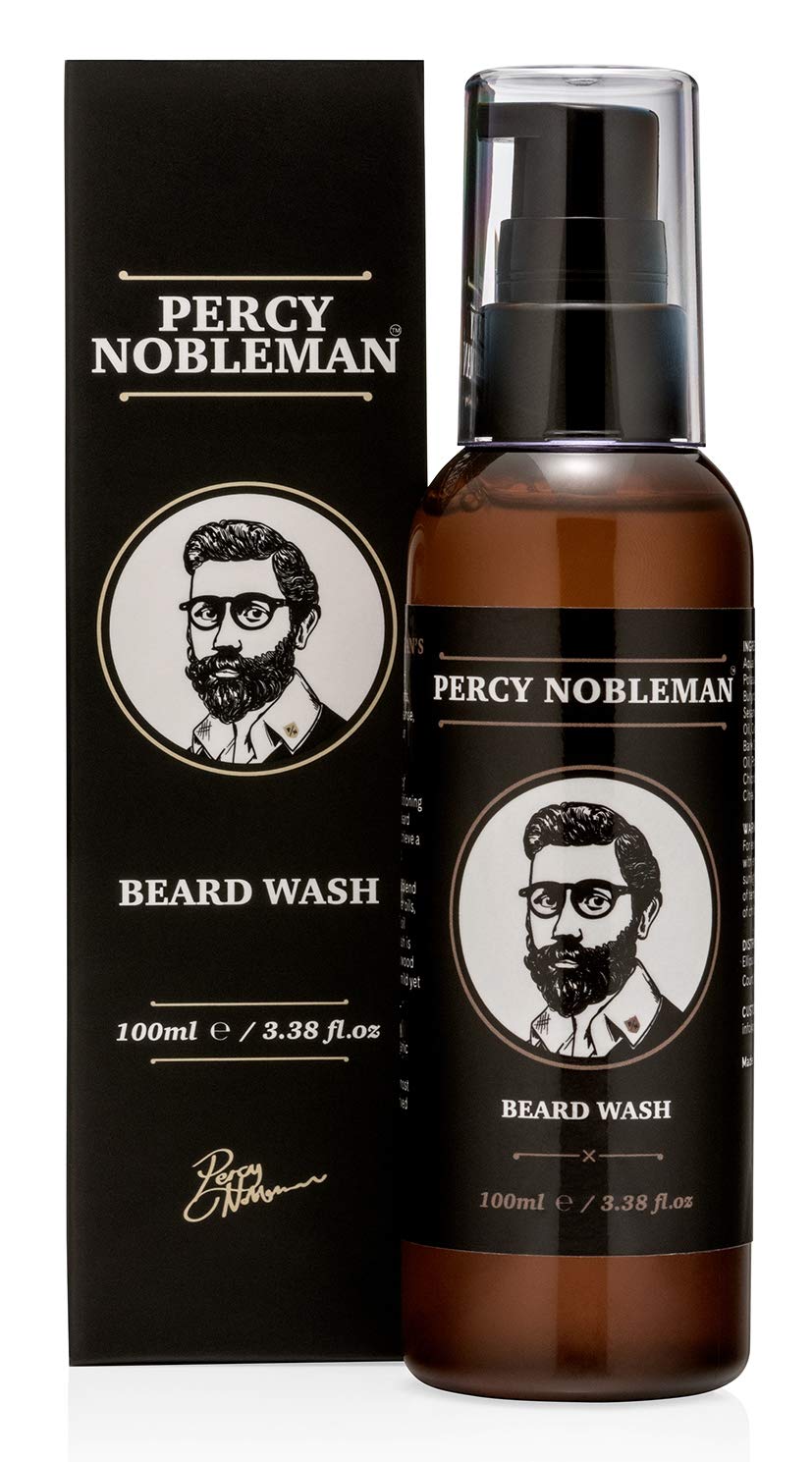 Percy Nobleman Beard Wash A Natural 95% Organic Soap / Shampoo & Conditioner for Men