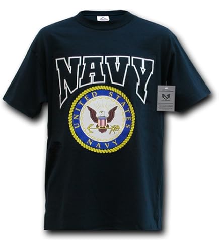 Rapid Dominance Maglietta Uomo Marines - Base Militare Con Globo E Ancora, 100% Cotone