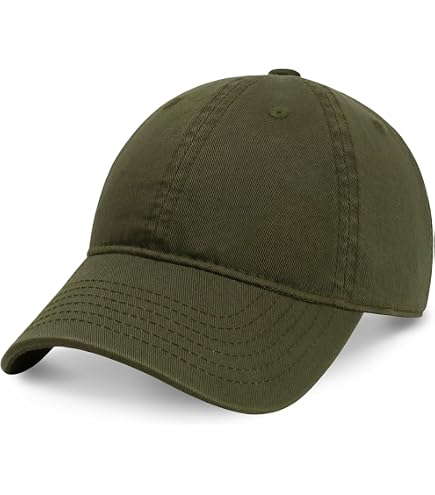 Armycrew Adjustable Solid Color Plain Cotton Polyester Blank  display picture 1
