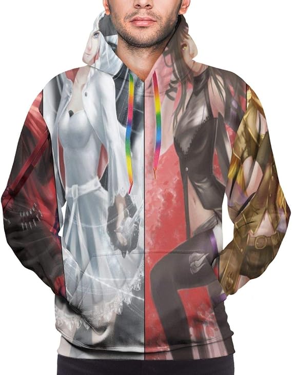 Amazon Co Jp 人気のメンズパーカー 赤白黒黄女戦士 春 秋 冬のパーカー カジュアル ショッピング スポーツ 旅行 パーソナリティプリントクールなパターン人気のパーカー 服 ファッション小物