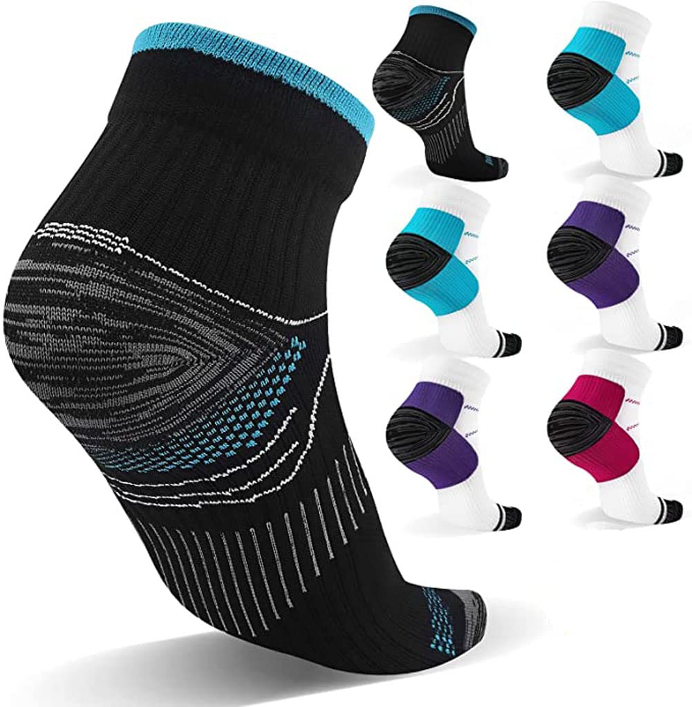 Gcbiger Compression Socks for Men & Women(7 Pairs) Plantar Fasciitis Socks for Pain Relief, Ankle Support & Foot Health Reduces Swelling & Heel Spur Pain, Recovery