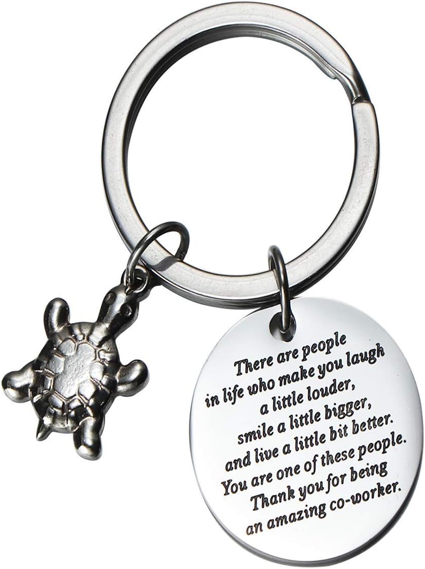 Coworker Leaving Gifts for Colleague Friends Boss Goodbye Farewell Gifts Going Away Keychain