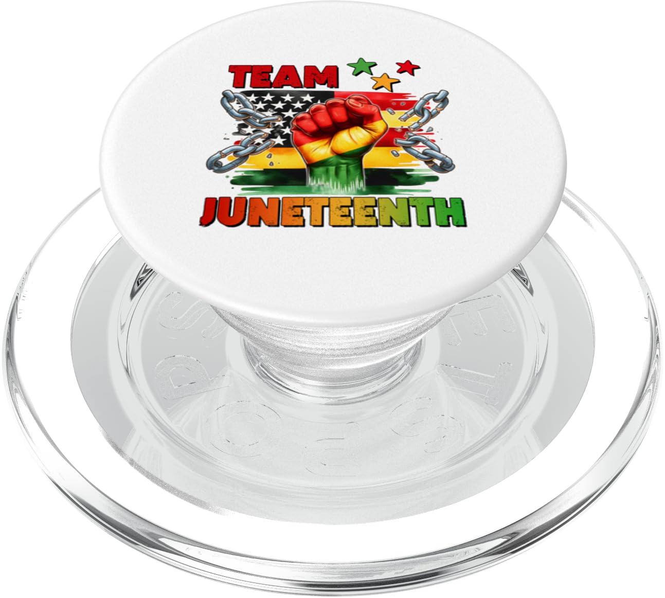 Team Juneteenth 1865 Black Men Women Melanin Sista Bruh PopSockets PopGrip for MagSafe