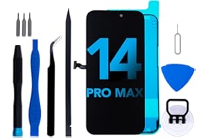 IGLOFIX for iPhone 14 Pro Max Screen Replacement kit 6.7" LCD Display Touch Digitizer Assembly with Frame Adhesive and Repair Tools Compatible with A2651 A2893 A2896 A2895 A2894