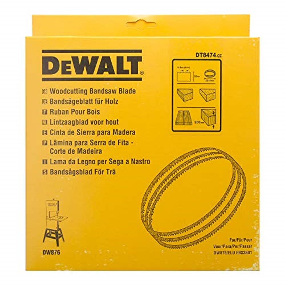 Dewalt DT8474-QZ DT8474-QZ-Hoja Sierra Cinta para Cortes rápidos en Madera gruesa