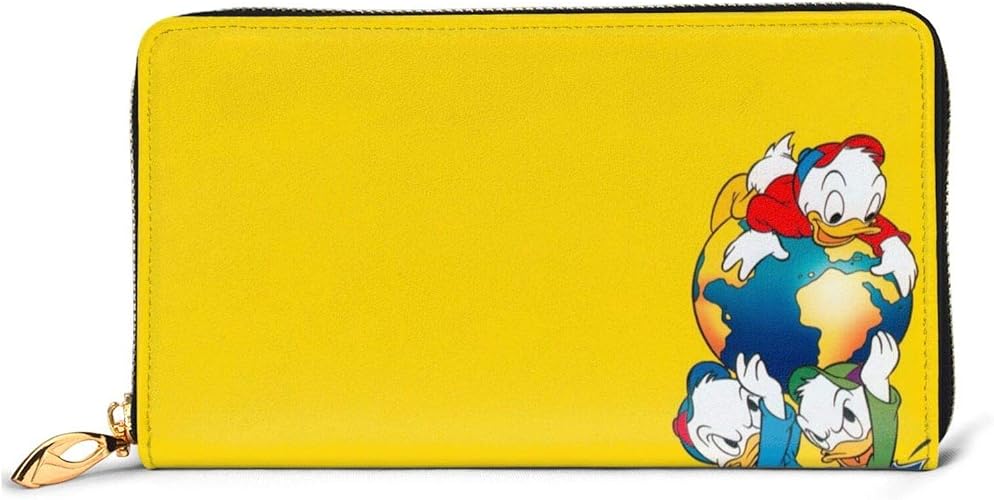Amazon 財布 本革 大容量 ドナルドダックの甥の壁紙 おしゃれ かわいい レディース 長財布 人気 小銭入れ Pyddp 財布