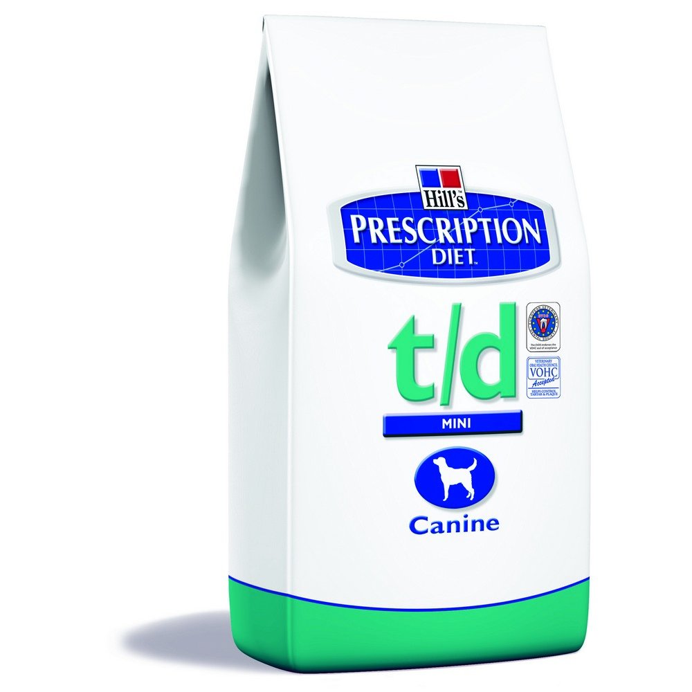Hills Prescription Diet t/d Canine Mini Dry Dog Food 3 Kilogram