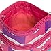 Womens Bows Crossbody Swingpack Bag w/ Pink Trim (Bright)