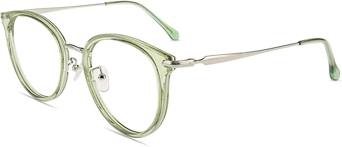 Firmoo Blaulicht Brille Entspiegelt Ohne Sehstarke Gross Runde Blaulichtfilter Computer Brille Gegen Kopfschmerzen Augenschutz Blaufilter Uv Schutzbrille Fur Damen Herren Grun Amazon De Bekleidung