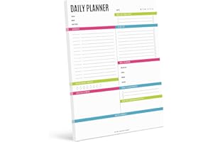 Bliss Collections Daily Planner, Organizer, Scheduler, Productivity Tracker for Organizing Appointments, Notes & to-Do Lists
