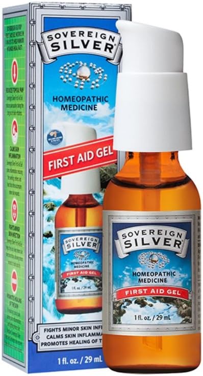 Sovereign Silver First Aid Gel – Homeopathic Medicine, 2 oz.: Health & Personal Care