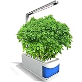 Irfora Multifunctional Smart Indoor Herb Gardening Planter Kit Hydroponic Growing System with LED Plant Grow Light AC