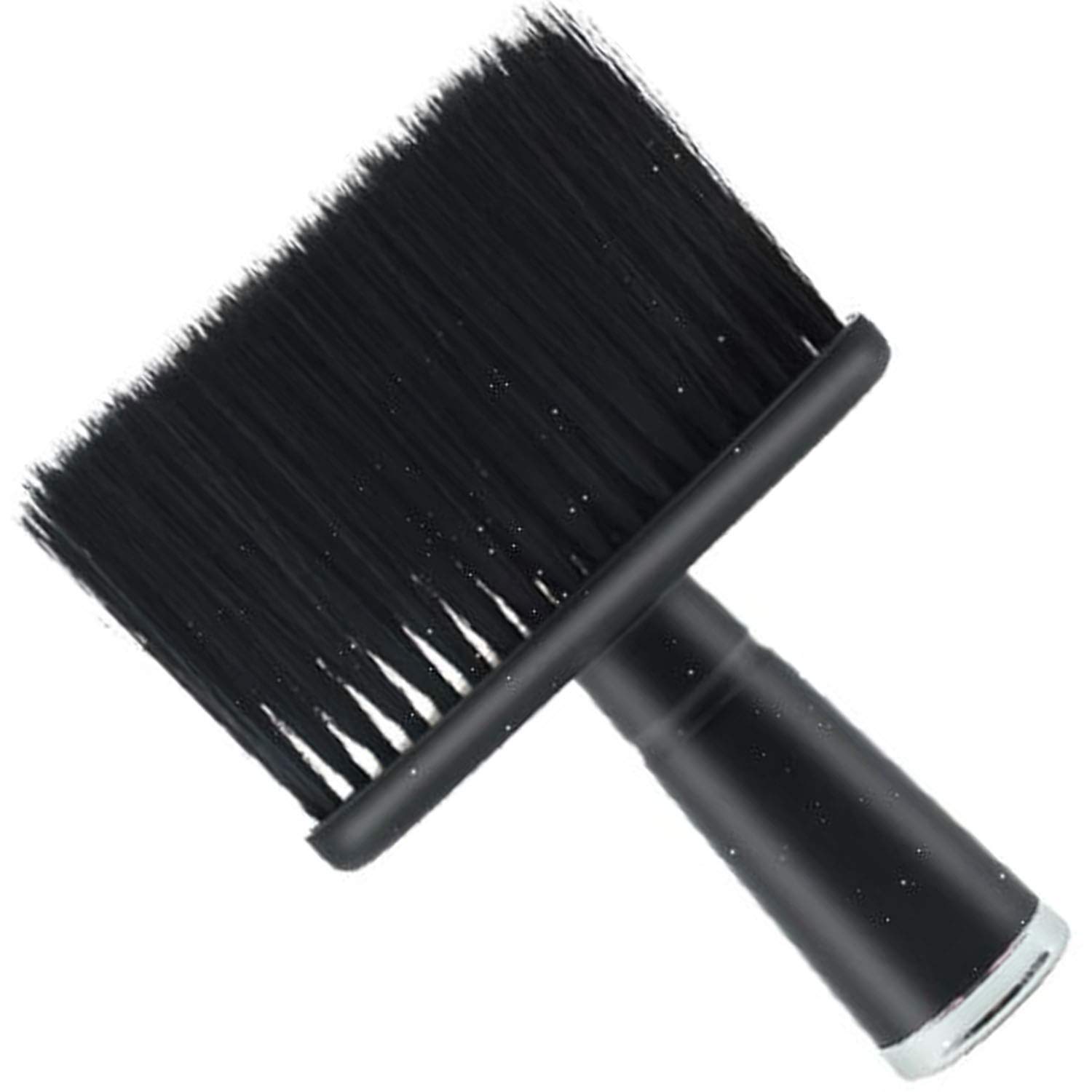 Barbers Brush Neck Face Duster Hair Brush Hairdresser Clean Hair Brush Anself Neck Duster Brush for Barber Hairdressing Salon Hair Stylist Cleaning Tool Black