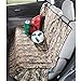 mDesign Camo Pet Car Seat Protector Cover - Deep Forest/Black