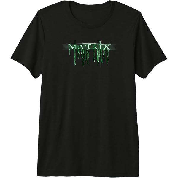 Amazon.com: The Matrix Classic Code Logo T-Shirt : Clothing, Shoes