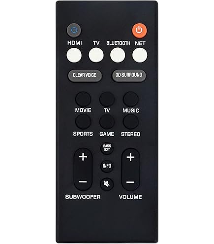 Amazon.com: Replacement Remote Control fit for Yamaha Front