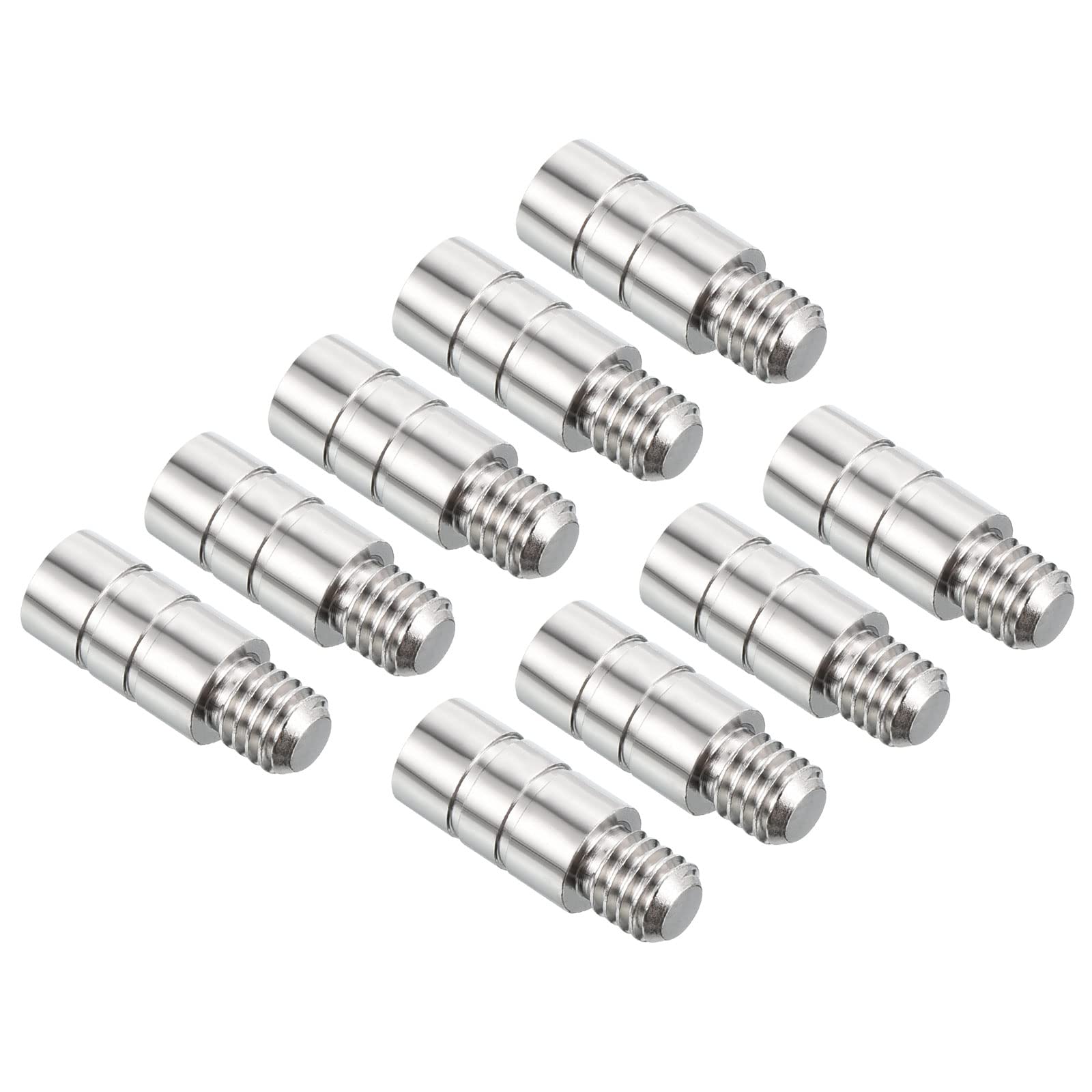 PATIKIL 2g Copper Dart Weight Add Accentuator 9 Pcs 16mm Length 2BA Thread Darts Weight Adjuster Dart Accessories Silver