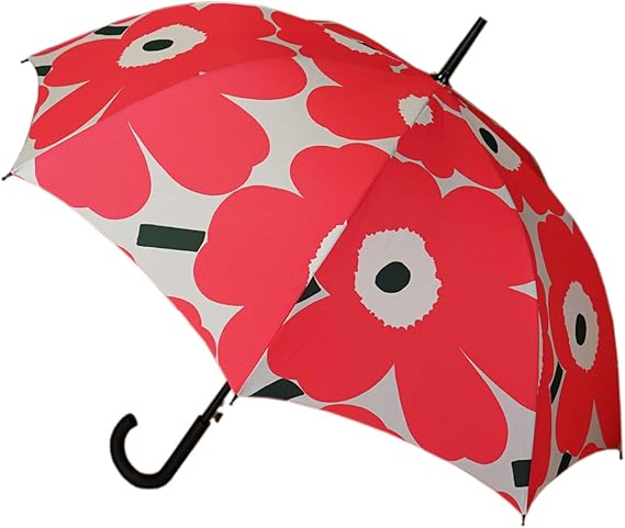 Amazon マリメッコ 傘 レディース Stick Unikko ウニッコ 長傘 アンブレラ ジャンプ傘 雨傘 マニュアル ピンク グレー ベージュ 361 並行輸入品 服 ファッション小物 通販