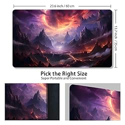 Premium Stitched MTG Playmat with Zones and