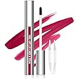Cilrofelr Peel Off Lip Liner Stain, Long Wear Tattoo Lip Liner with Tweezer, Peel Off Lip Stain with Matte Finish, Long Lasting, Waterproof, Transfer-proof, Highly Pigmented Color (Berry)