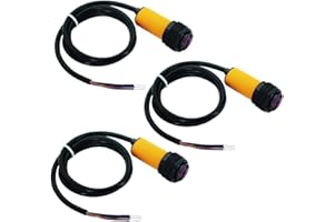 DEVMO 3pcs E18-D80NK Infrared Photoelectric Switch Obstacle Avoidance Sensor Module Proximity Switch Smart car 3-80cm Compatible with Ar-duino Robot Car