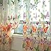 HMANE Offset Print Window Door Curtains Drapes Panels Sheer Voile Tulle Butterfly Pattern Shade Curtain 1 * 2M(1 Panel)