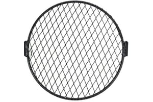 7 Inch Motorcycle Headlight Mesh Grill Cover Protector - Rhombus Square Design for 7" Headlights with 180mm Mounting Bolt Dis