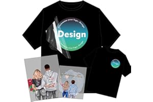 Custom DTF Transfers Personalized with Your Logo, Text or Designs, Custom Iron on Transfers for T Shirts