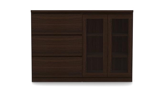 Urban Ladder Bocado Engineered Wood Side Board (Dark Walnut)