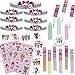 LOL Surprise Wearable Party Favor Pack for 12 with 16 LOL Tiaras, 16 Tattoos, 12 Stickers, 14 Lipgloss and Birthday Pin by Another Dream