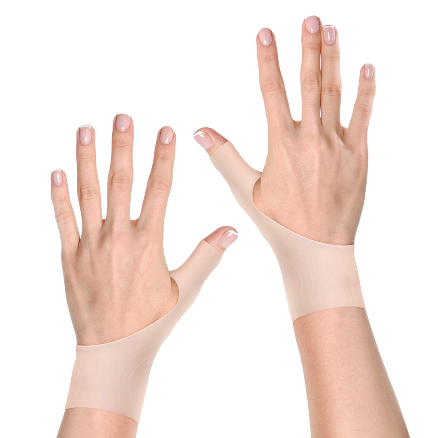 Wrapper Wrist & Thumb Support | 2 Compression Gloves for Right & Left Handed โฆ (XS to M)
