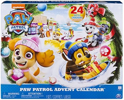 paw patrol advent calendar 2017