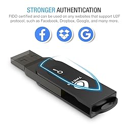 FIDO U2F Security Key, Thetis [Aluminum Folding