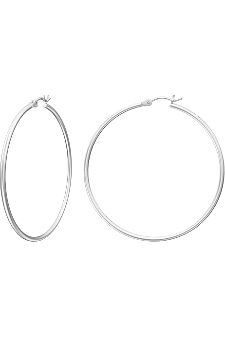Amazon.com: Guess Metal Hoops Women's Bamboo Hoop Earrings, Gold, One Size:  Clothing, Shoes u0026 Jewelry