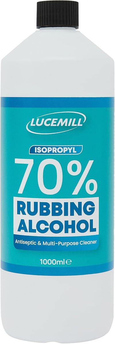 Lucemill 70% Rubbing Alcohol Isopropyl 1 Litre with Atomiser