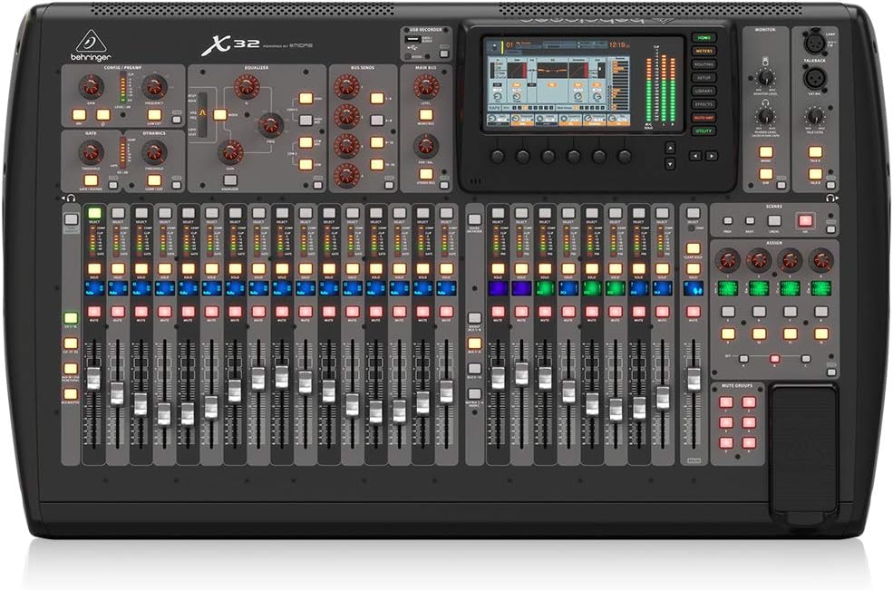 BEHRINGER, 32 40-Input 25-Bus Digital Mixing Console, Black (X32)