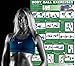 Laminated Fitness Ball Poster - Upper & Lower Body Exercises - Created by University Accredited Fitness Experts - Stability Ball Exercises for Legs ... - Tone and Tighten Arms, Chest and Back