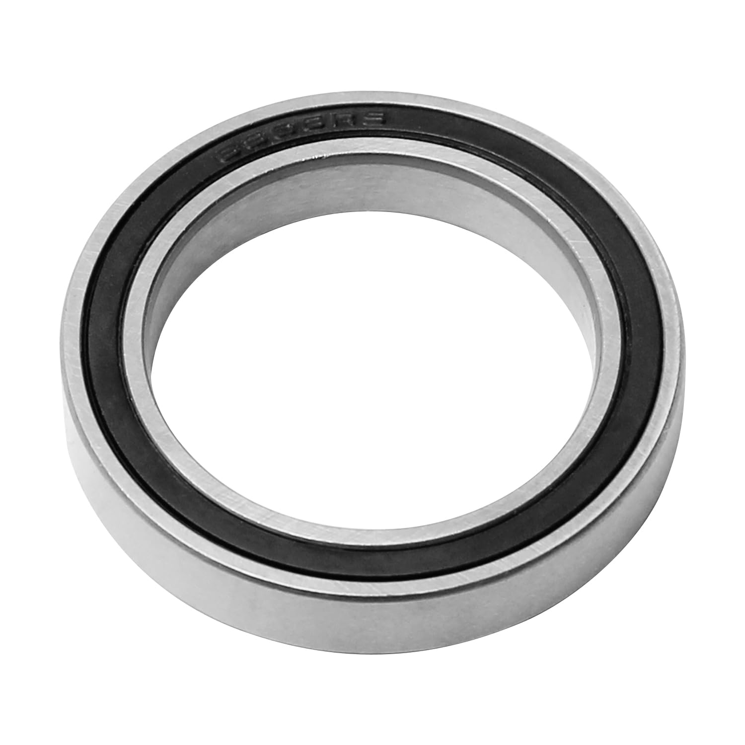 Othmro 1pc 6806-2RS Deep Groove Ball Bearing, 30mm x 42mm x 7mm Insert Bearing, High Carbon Steel P0 Bearing for Skateboards Ship Rudder Shafts