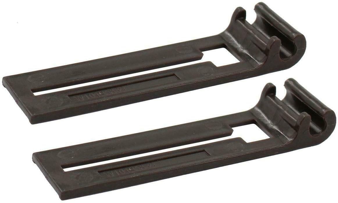 2Pack W10195839 Dishwasher Rack Adjuster for Whirlpool Kenmore Dishwasher