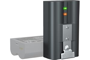 QUICKHELP Replacement Battery Compatible with Ring, for Video Doorbell Camera 2/3/4, Spotlight Camera, Rechargeable Upgraded Batteries 6040mAh 3.65V Camera Indoor and Outdoor (1 Pack Battery)