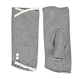 Women Summer Strip Sunblock Uv Protection 100% Cotton Fingerless Lace Gloves