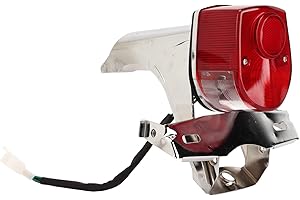 AMONIDA Tail Light Plate Bracket, Motorcycle Tail Light with License Plate Fit For DAX ST50 ST70 CT50 CT70 Trail 84701 098 000